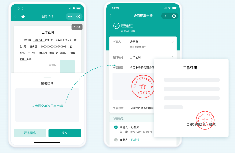 劳动合同电子签